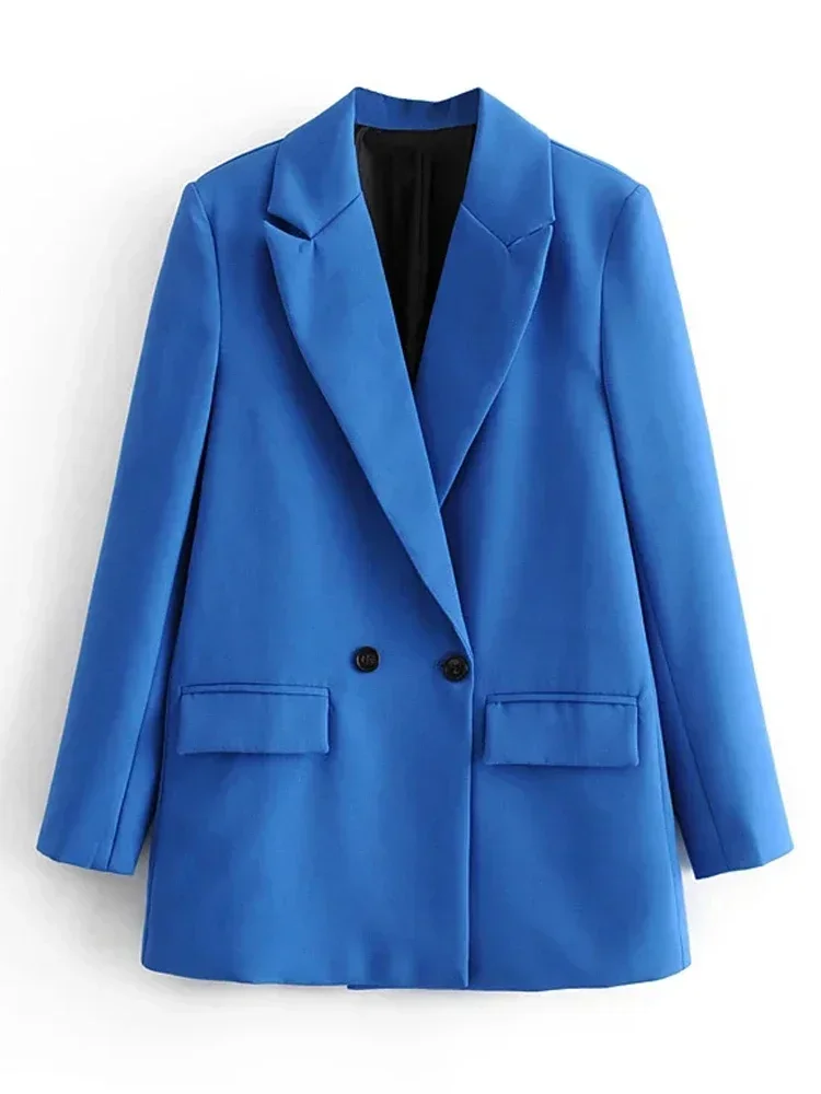 Blazer pour Femme Noir, Beige, Bleu, Vert, Gris, Manteau à la Mode, Tenue de Bureau, Veste Chester, 2024