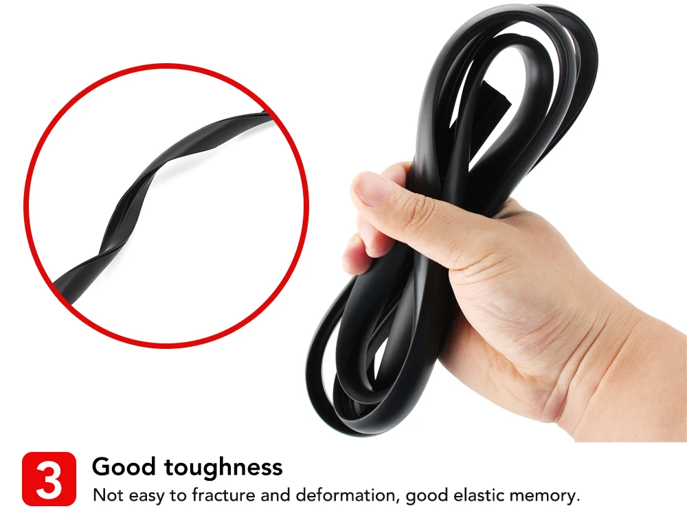 JOINT UNIVERSEL EN Caoutchouc Pour Toit De Voiture, Bande Pare-brise, 3