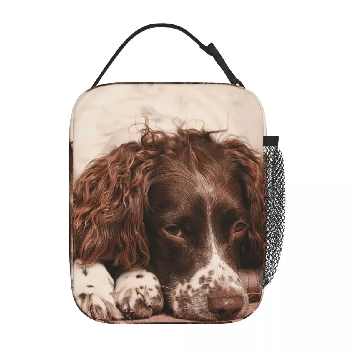 English Springer Spaniel Insulated Lunch Bag for Women Office Cooler Thermal Food Box Tote Leakproof Lunch Boxes Container
