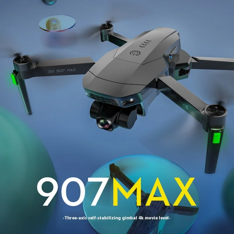 Xiang 3 Sg907max Four-channel Folding Gps Uav Three-axis Head 4k Aerial Photography Aircraft Quadcopter Remote Control Aircraft