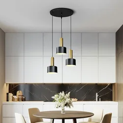 Lighting for Living Room Home Decor Nordic Simple Restaurant Three Chandeliers Luxury Modern Bedroom Bedside Long Table Bar Lamp