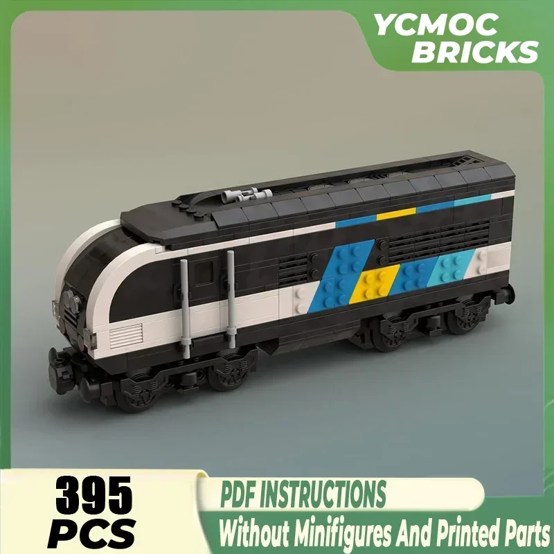 Klocki konstrukcyjne Brightline Model Lokomotywy Pociągu Technologia Modułowe Klocki Prezent Zabawka Świąteczna Zestawy DIY Montaż