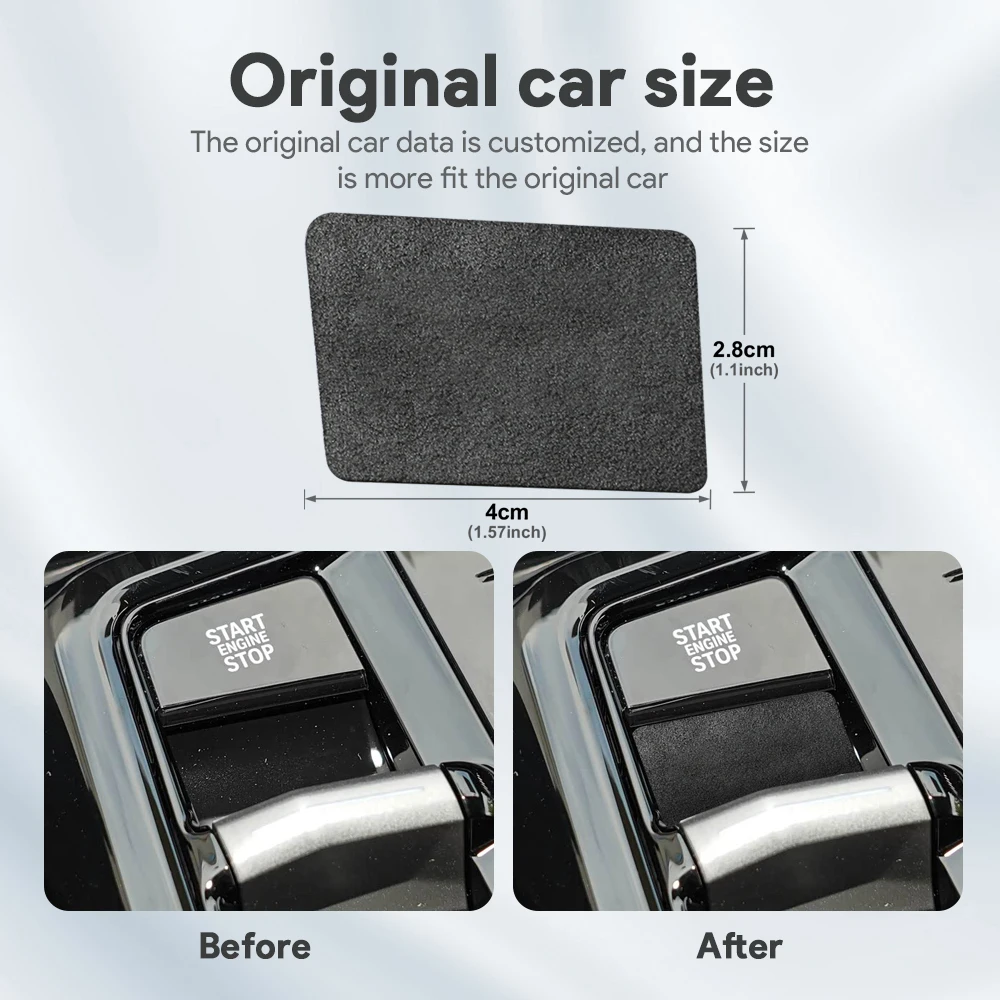 Suede Car Gear Shift Anti-scratch Sticker for BMW X3 G45 2025 7 Series G70 2023 2024-2026 i5 G60 5 Series G60 2024 2025 LHD RHD view 3