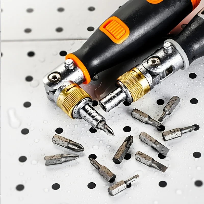 10 in 1 Hidden Batch Head Visseuse Multi-angle Ratchet Screwdriver Set Multi-function Tourne Vis Screw Driver Kit