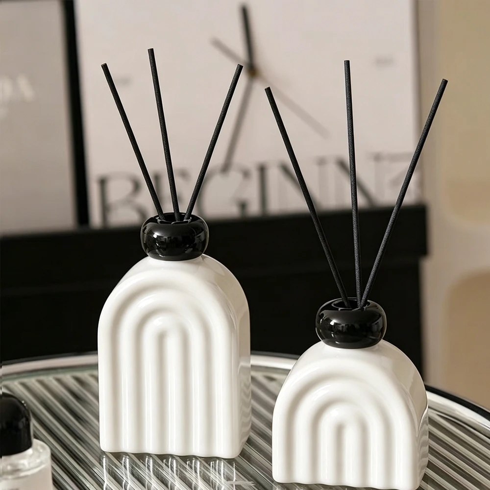 Factory Wholesale 200Pcs 60cm Black Fiber Reed Diffuser Sticks, 3/4/5mm Aroma Volatilizing Rattan Refill Sticks