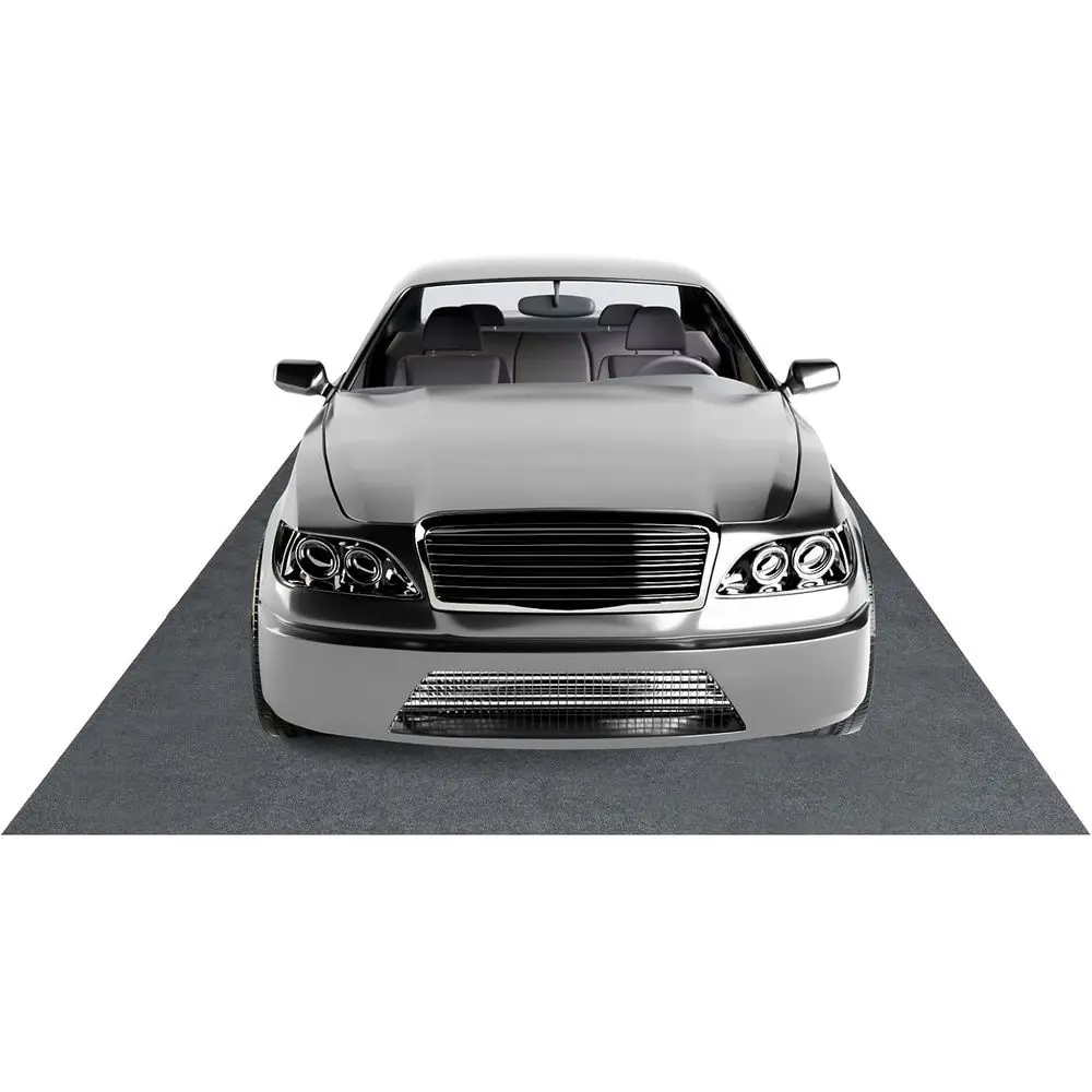 

Absorbent Garage Floor Mat, Washable & Reusable, Non-Slip for Cars, Gym, Workshop, 17' x 7'4, Black