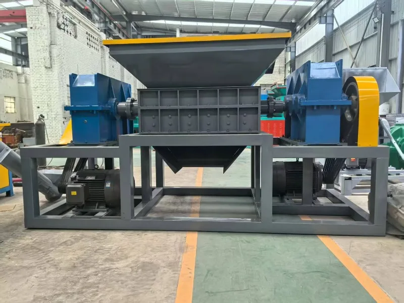 Thickened Shaft Wooden Pallet Shredder for Waste Wood Skids,Export Wooden Cases and Wood Strip Offcuts
