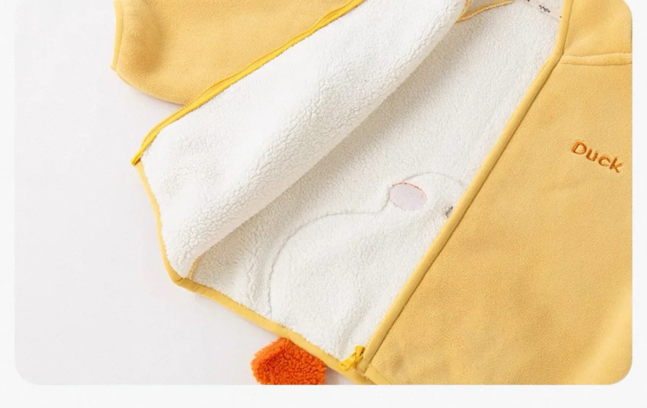 Kinder 3D-Cartoon-Kapuzenjacke Herbst Winter Haferfleece Gefüttert Dick Warm Langarm Freizeit-Oberbekleidung für Kleinkinder Jungen Mädchen – Detail 18