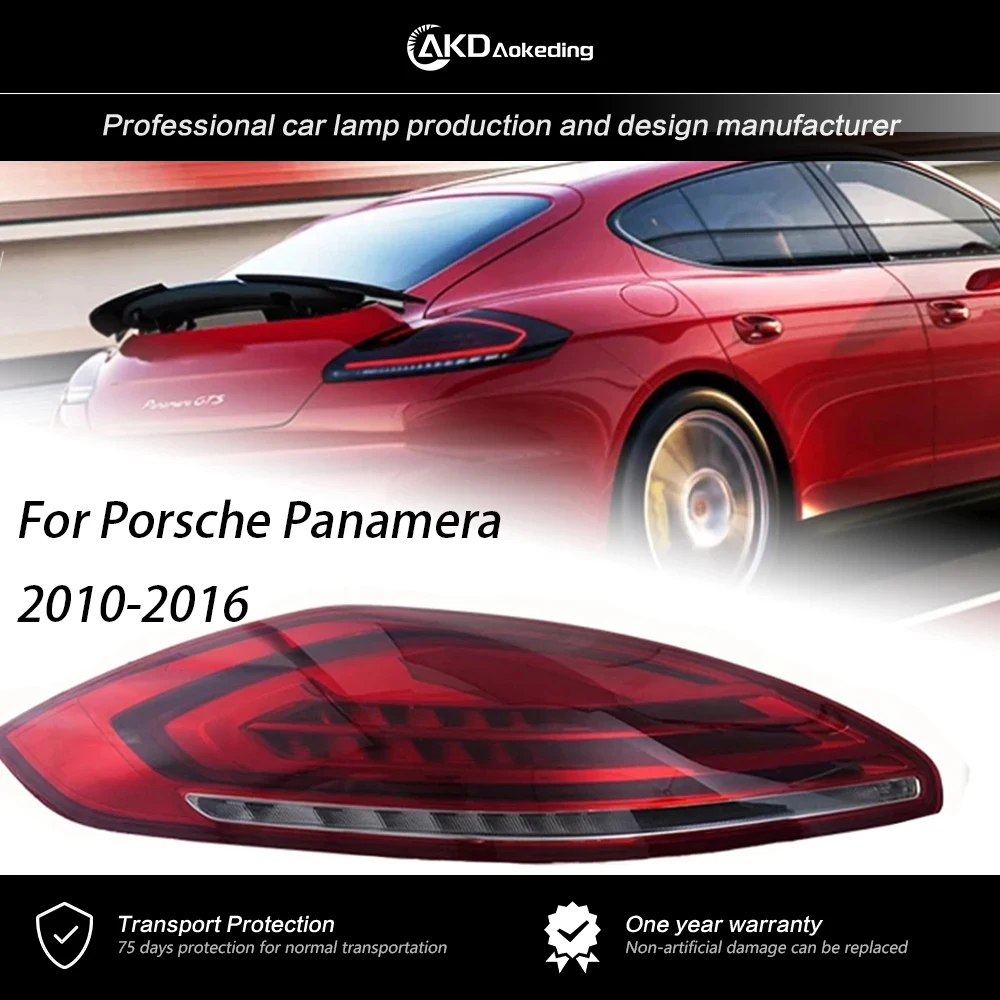 

Задняя фара AKD для Porsche Panamera светодиодный, задние фонари, противотуманные фары 2010-2016 Panamera, дневные ходовые аксессуары для тюнинга DRL автомобилей