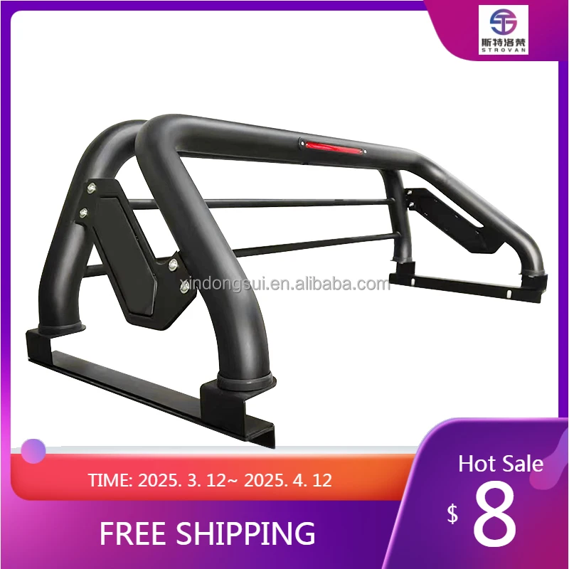 

Deren High Quality Steel Pickup New Design Roll bar China Factory Directly Wholesale for Hilux Vigo Revo Navara NP300 D40 D22