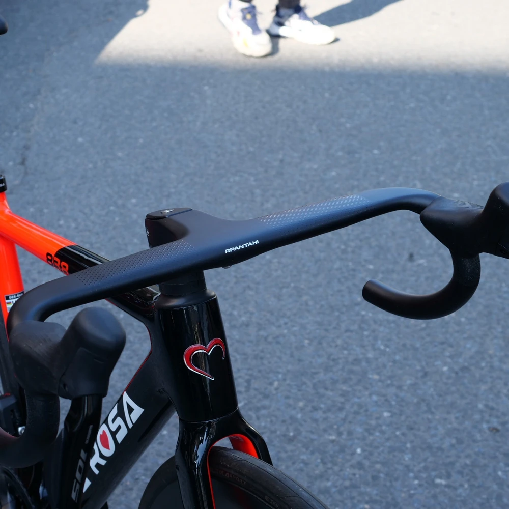 Rpantahi-統合ロードバイクハンドルバー,カーボンファイバー,完全な