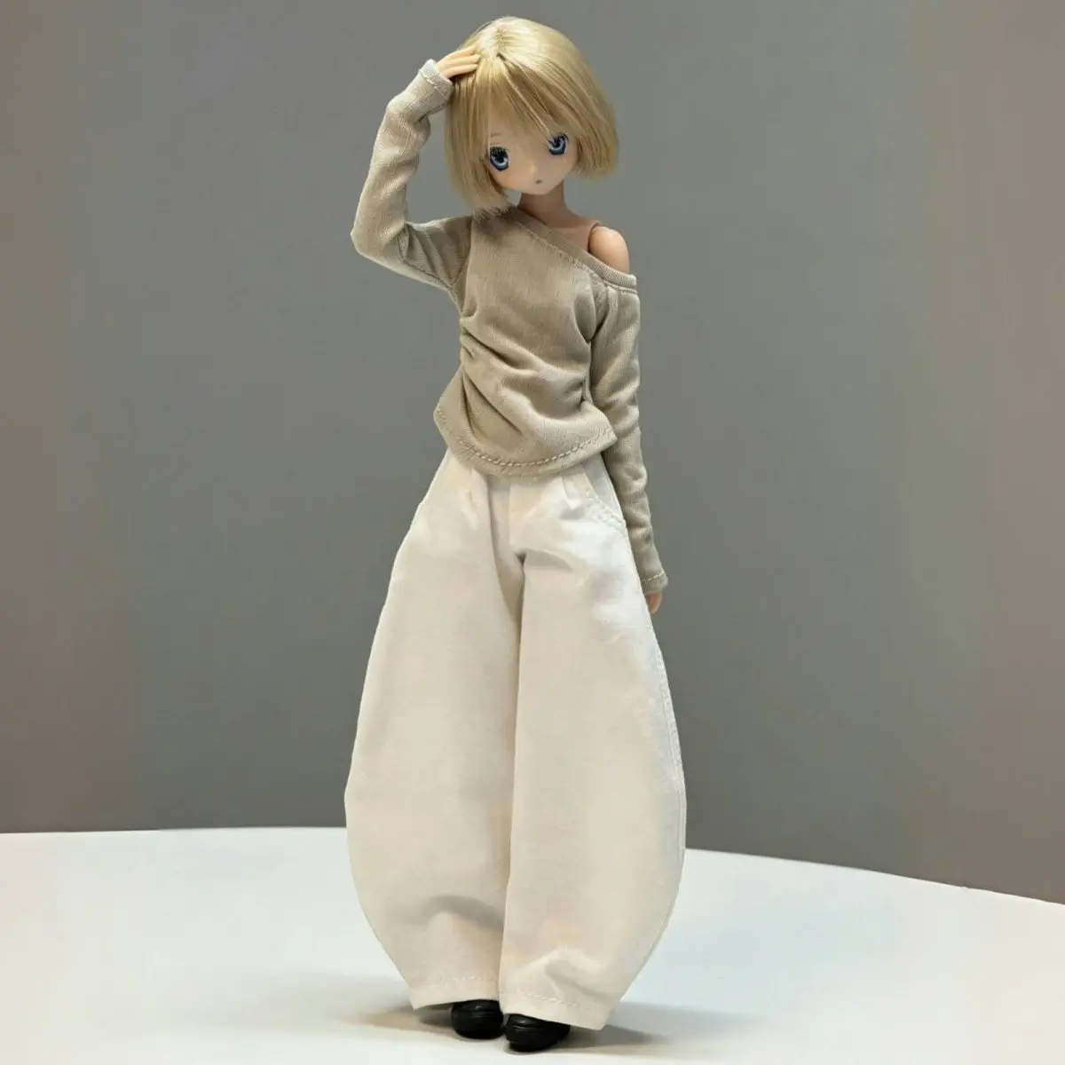 

1/6 Doll's Clothes Suit for Azone/ob22/Blyth Dolls Casual Set Long Sleeved+pants Dress Up Toys Gift Doll Accessories, No Doll