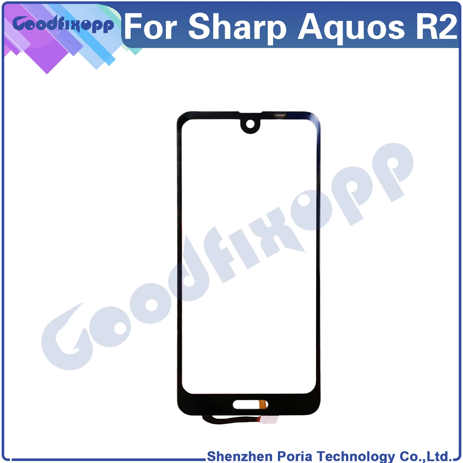 For Sharp Aquos R2 706SH SHV42 Touch Screen Digitizer Assembly Repair Parts Replacement