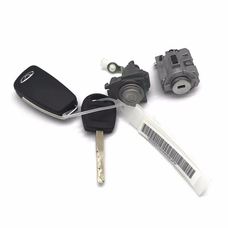 Whole Vehicle Lock Cylinder with Key for Chery Arrizo 5 Arrizo5 Door Ignition Lock Cylinder Remote Control Chip Assembly