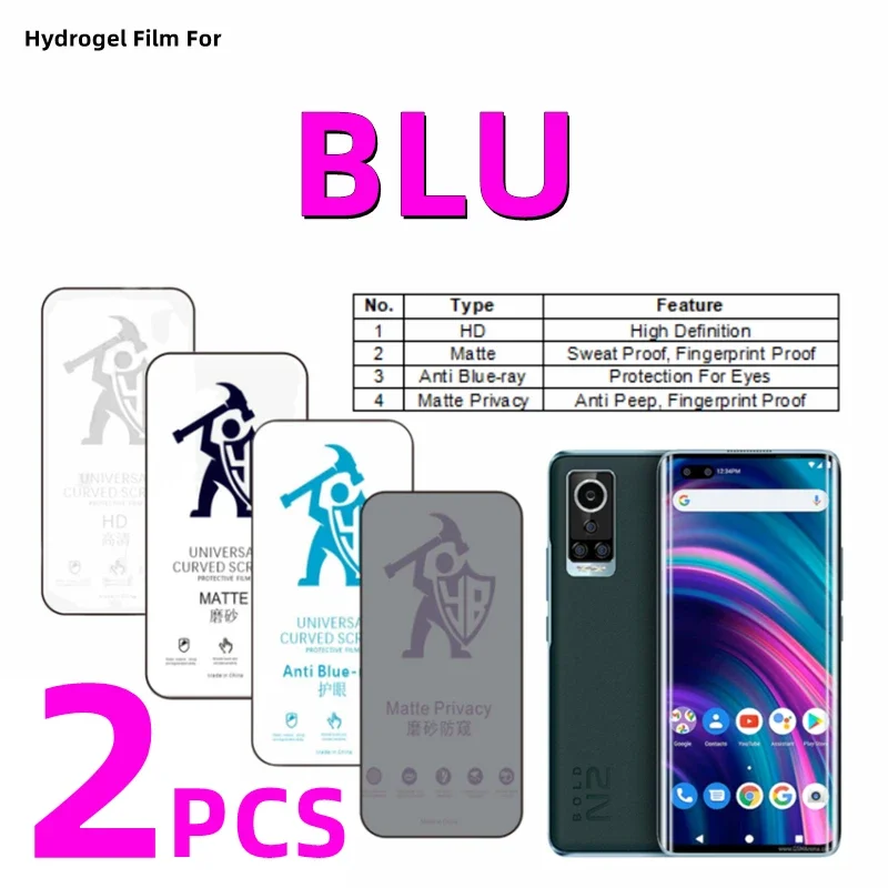 2Pcs Hd Hydrogel Fi…