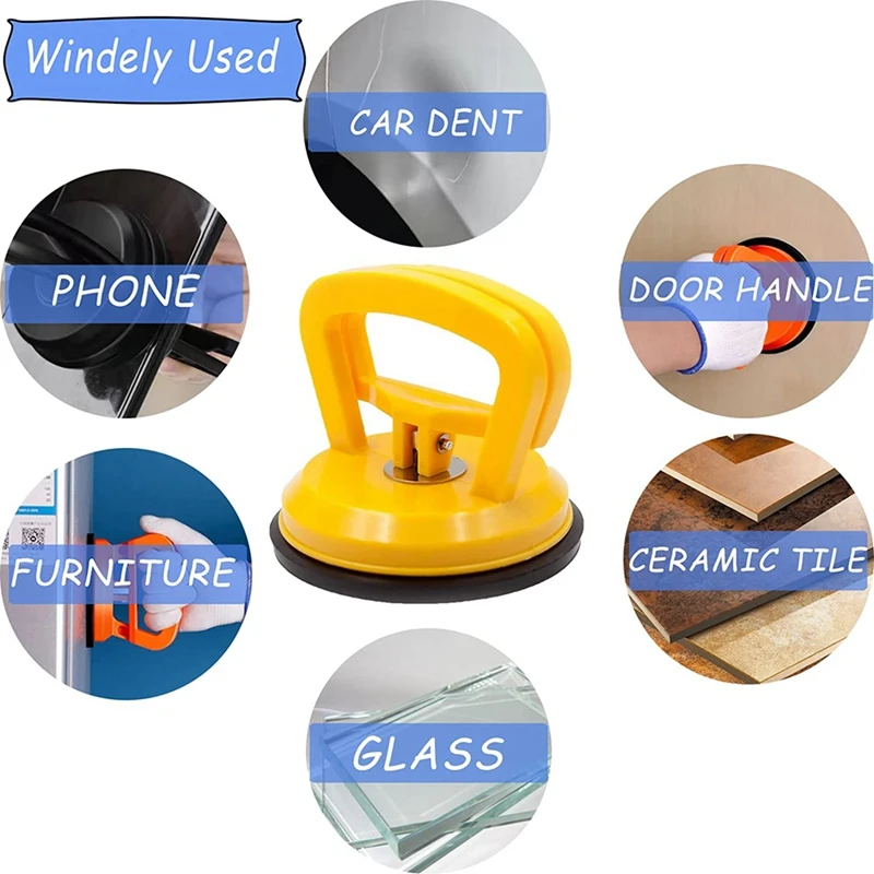 Suction Cup Dent Puller 3 Pack Dent Removal Kit Handle Lifter,Powerful Car Dent Remover