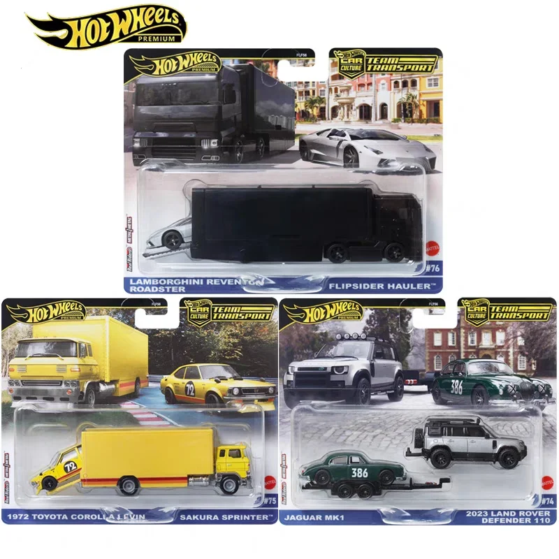 Nuevo Mattel Hot Wheels Premium Car Culture Team transporte niños juguetes 1:64 Diecast Land Defender modelo para cumpleaños y Navidad