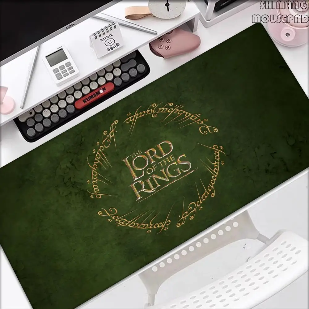 

Милый коврик для мыши Kawaii The L-Lord Of The Ring, коврик для мыши для геймеров, для ПК, для игровых компьютерных столов, аксессуары для стола, коврик для клавиатуры, игровой коврик