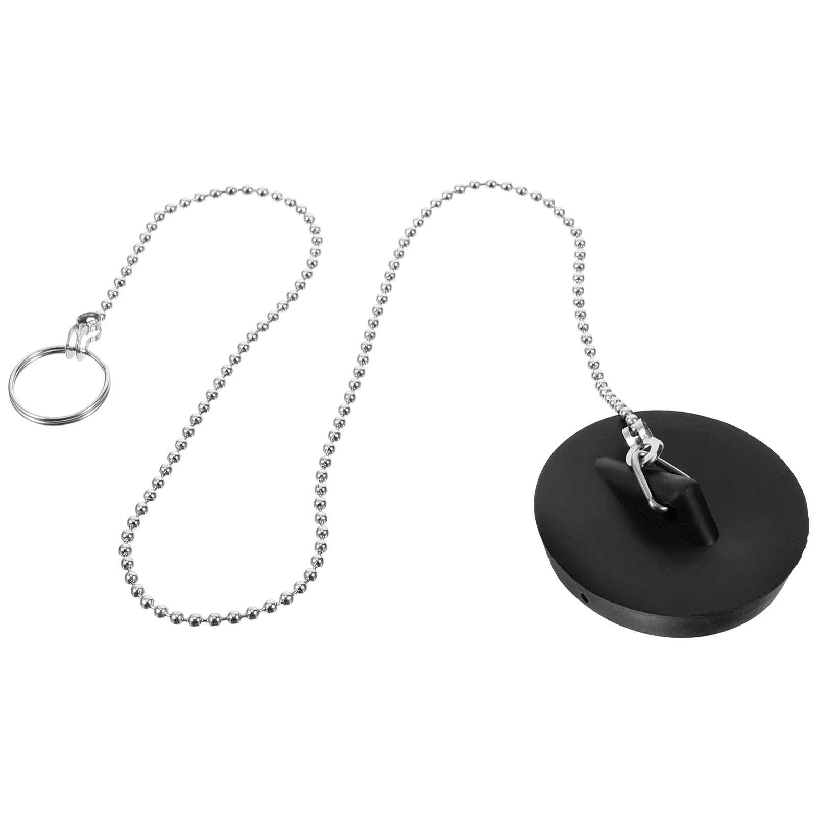 

Rubber Water Stopper Bathtub Drain Sink Stoppers Washbasin Bathroom Tub Drain Cover No Leakage Chain Design Easy