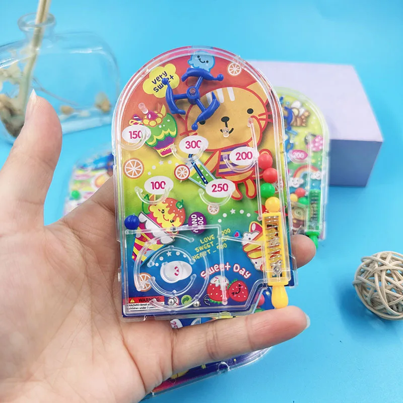 5Pc Cute Animal Shooting Pin Ball Rolling Bead Ball Maze Toy for Kids Birthday Party Favors baby shower Goodie Bag Pinata Filler