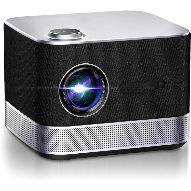 4K Supported, AURZEN BOOM 3 Smart Projector with WiFi and Bluetooth, 3D Stereo Sound & 36W Speakers, AI Auto Focus