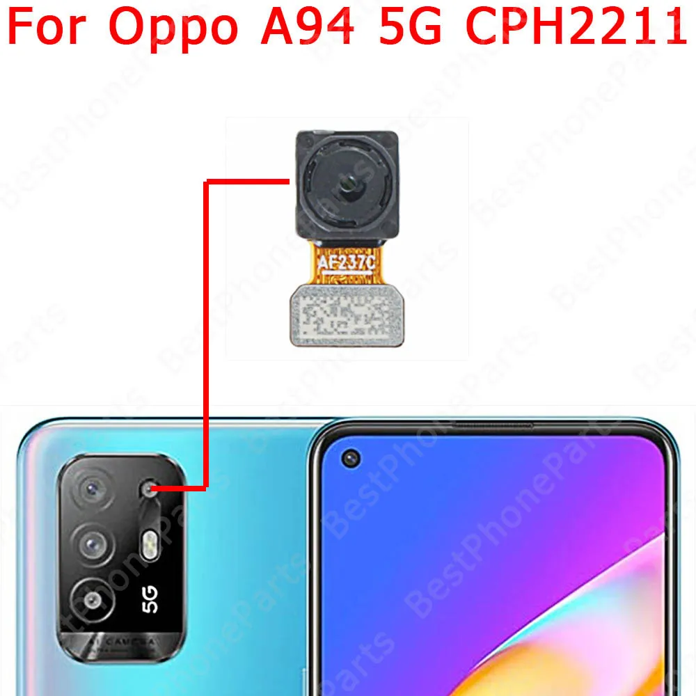 For OPPO A91 A93 4G A94 5G A96 Big Back View Front Selfie Backside Rear Camera Module Replacement Spare Parts Repair