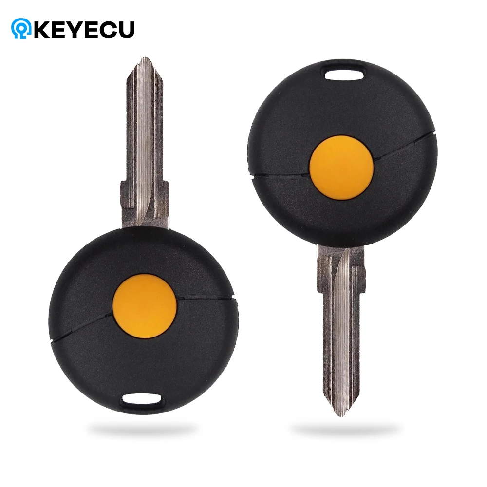 1/2PCS× Remote Car Key Shell Case Cover 1 Buttons for Mercedes Benz Smart Fortwo Cabrio City Cross