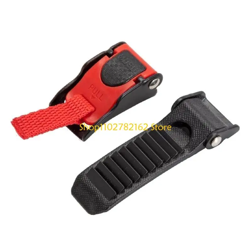 

547B Plastics Motorcycle Helmet Speed Clip Quick Release Chin Strap Button Pull Buckle Bike