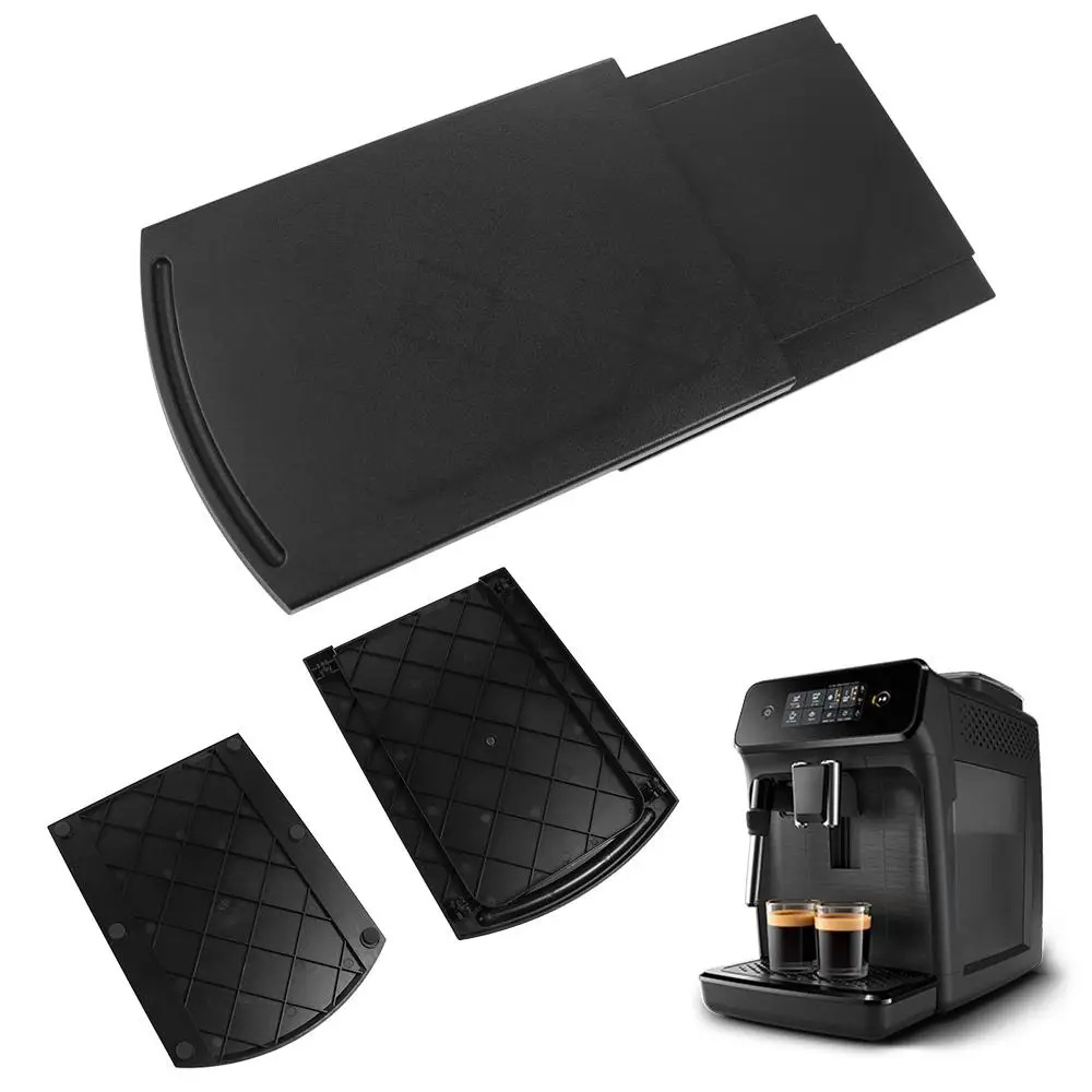 

Black Versatile With Wheels Retractable Blender Toaster Sliding Tray Sliding Mat Storage Mat Kitchen Accessories