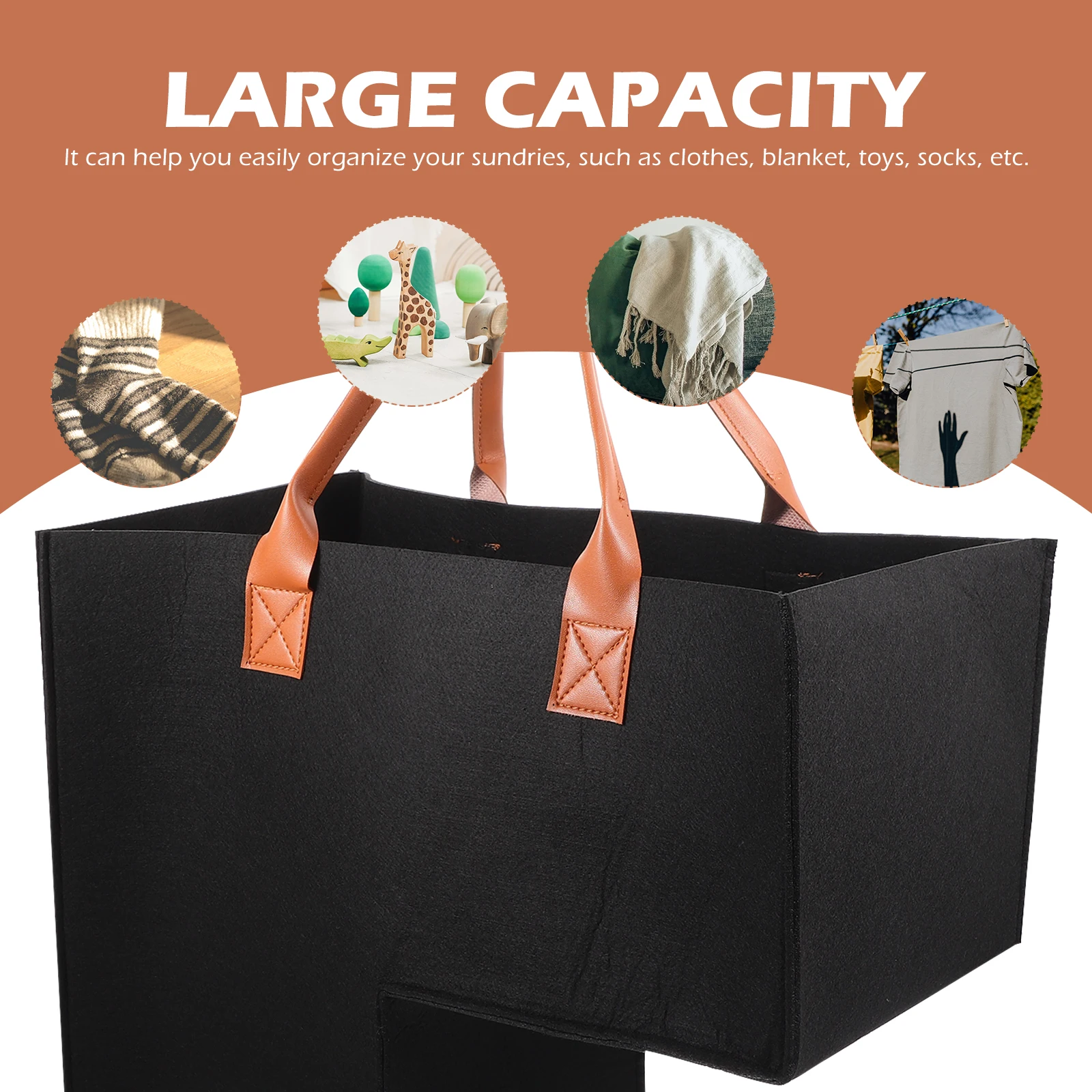 

2pcs Storage Baskets Foldable L-Shaped Stair Step Organizer for Clothes Laundry Kids Toys Felt Large Capacity Household