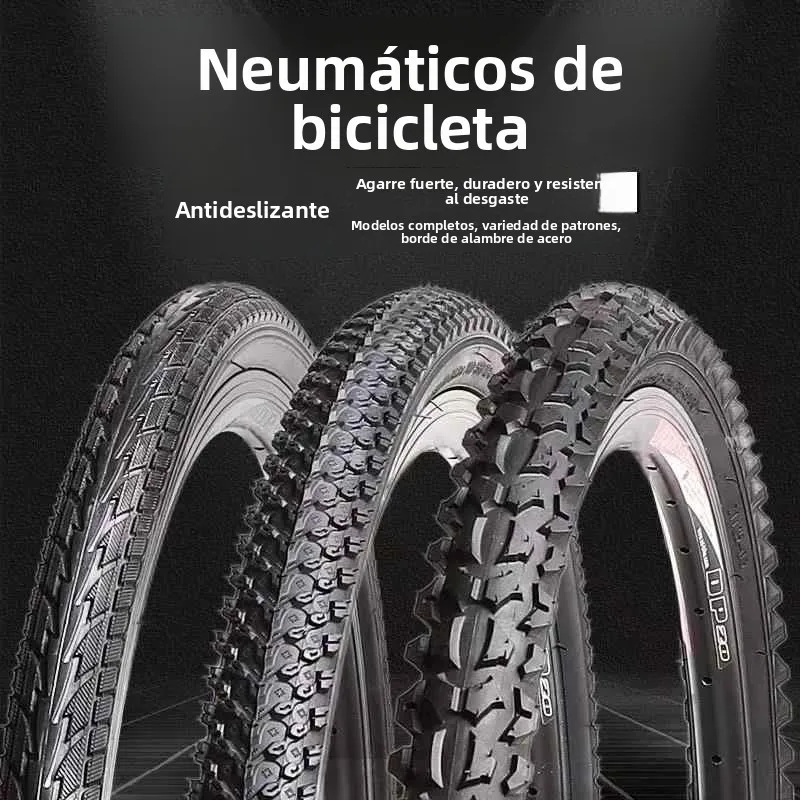 Neumático gigante para bicicleta, tubo interior y exterior de 26, 24, 22, 20 pulgadas x 150, 175, 195, 2125, accesorios unive...