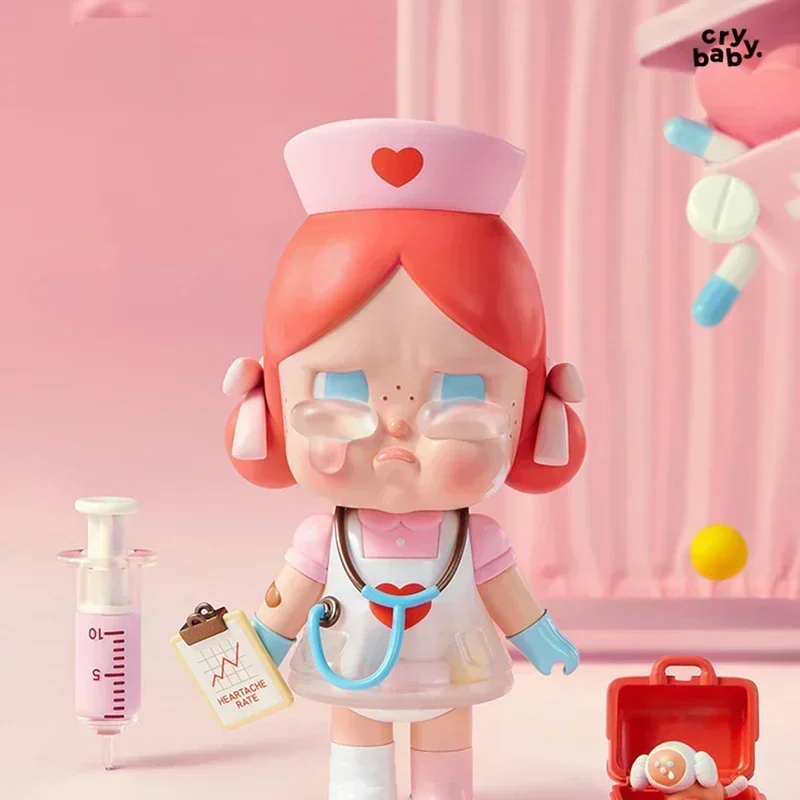 

CRYBABY Healer Collection Guess Bag Ornament Figurines Home Decor Desktop Dolls Model GirlsToys Anime Action Figure