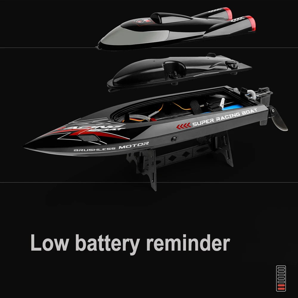 Wl915 wl916 barco de controle remoto rc motomar sem escova 2.4ghz 4ch 45km/h sob o motor rc submarino para hobbies adultos meninos