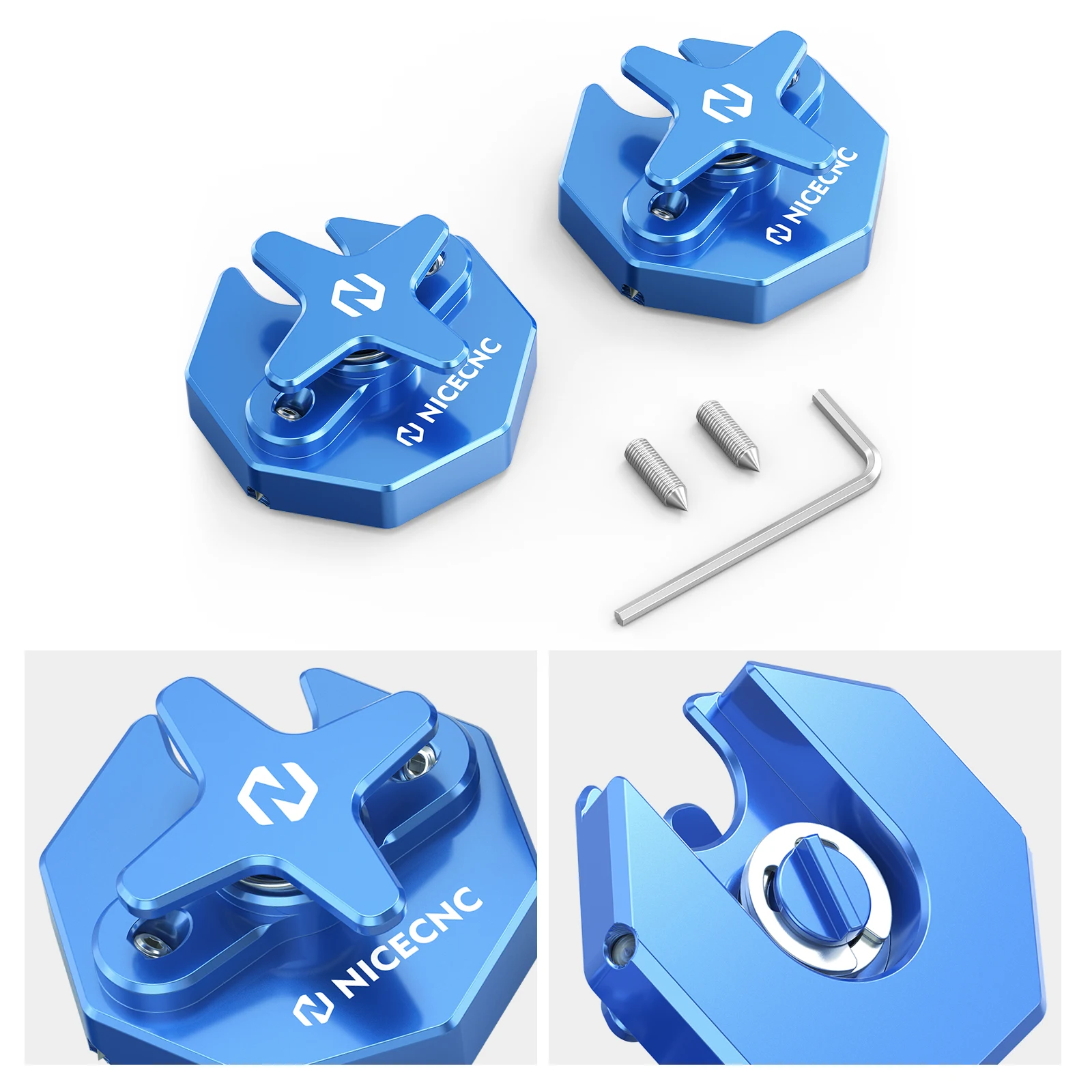 For Yamaha YZ125 YZ250 YZ250F YZ450F 2008-2023 Front Forks Adjustment Knob YZ125X YZ250X YZ250FX YZ450FX WR250F WR450F 2017-2023