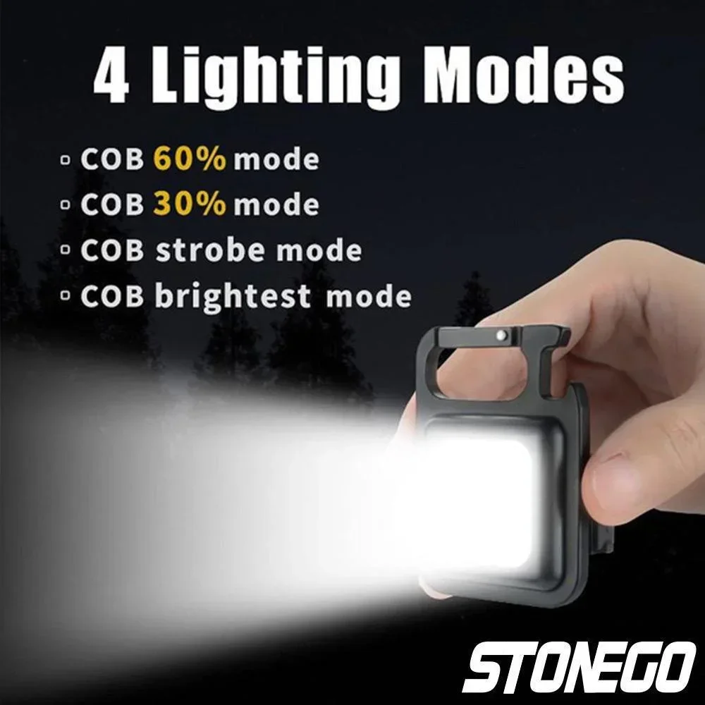 STONEGO Mini torcia portachiavi LED Light Portable Outdoor LED ad alta potenza torce a LED impermeabili