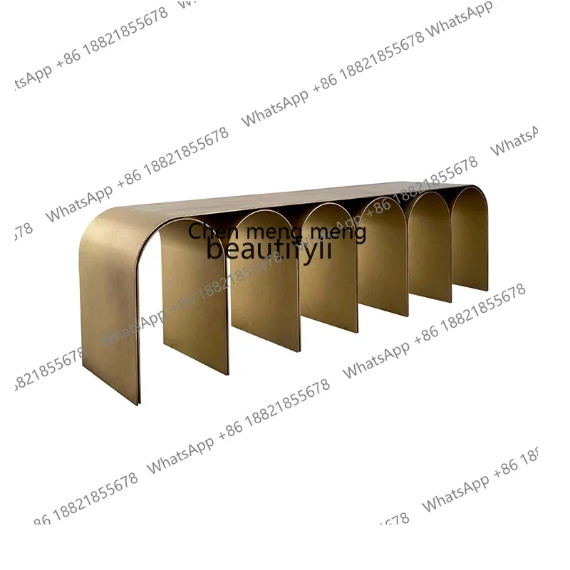 

G Italian light luxury bedroom bedside stool new creative home bench living room shoe changing stool