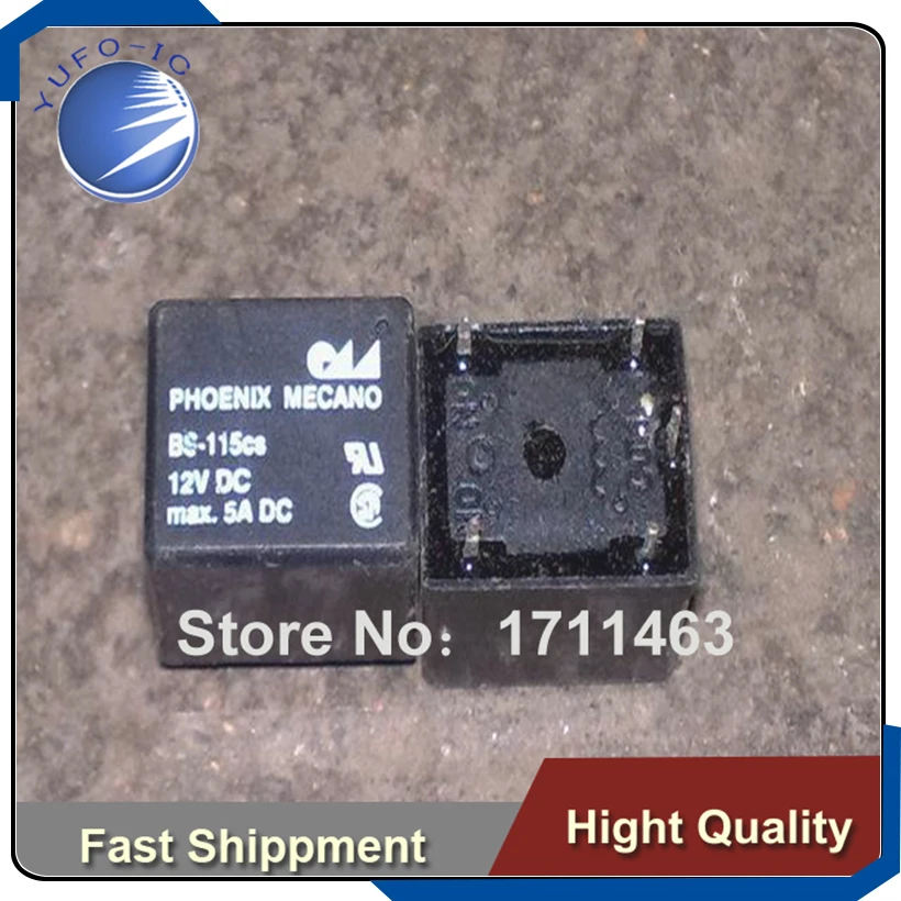 Free Shipping 20PCS Used PHOENIX MECANO BS-115cs T73-1C-12V YF0923