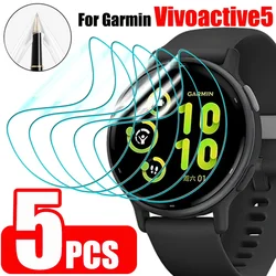 1-5pcs Hydrogel Films for Garmin Vivoactive 5 TPU Hydrogel Screen Protector Anti-scratch Film for Garmin VIVOACTIV5 Protective