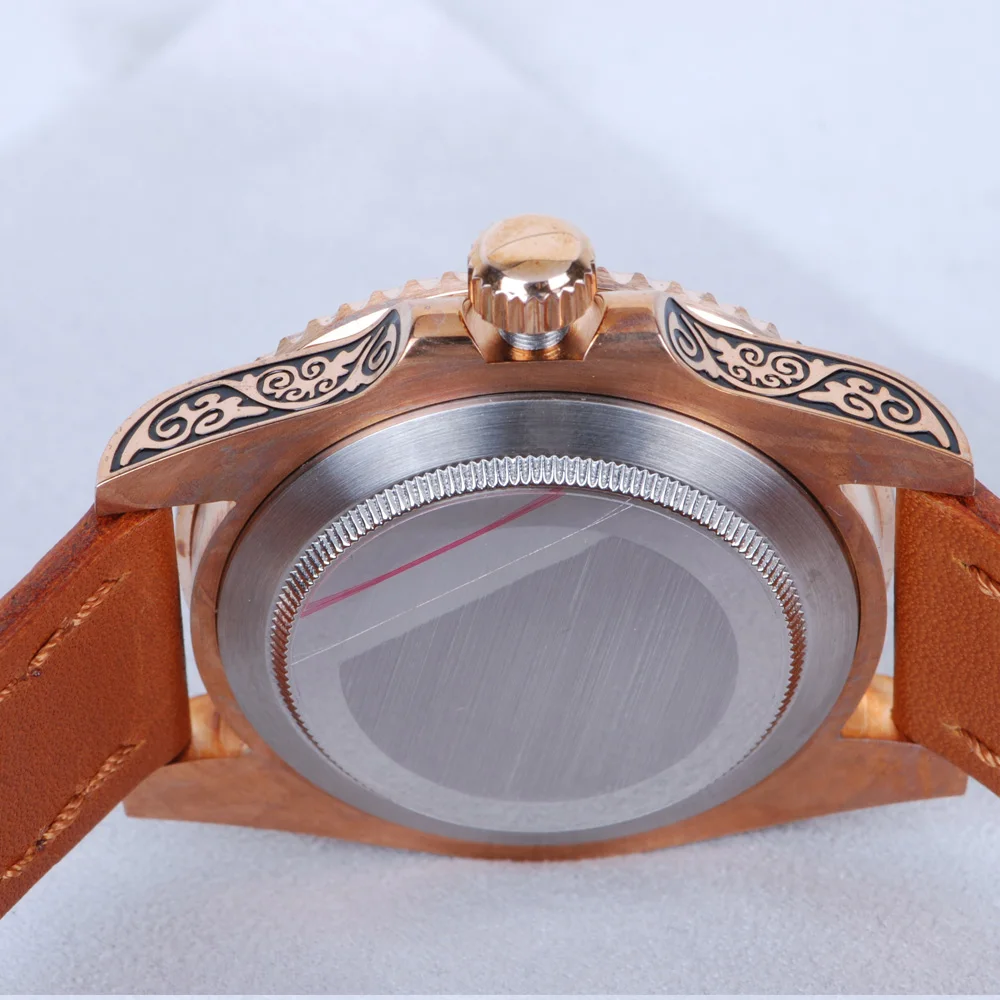 Heimdallr Men's Bronze Diver Watch 40.5mm Green Dial Sapphire Glass NH35 Automatic Movement 30Bar Waterproof C3 Luminous