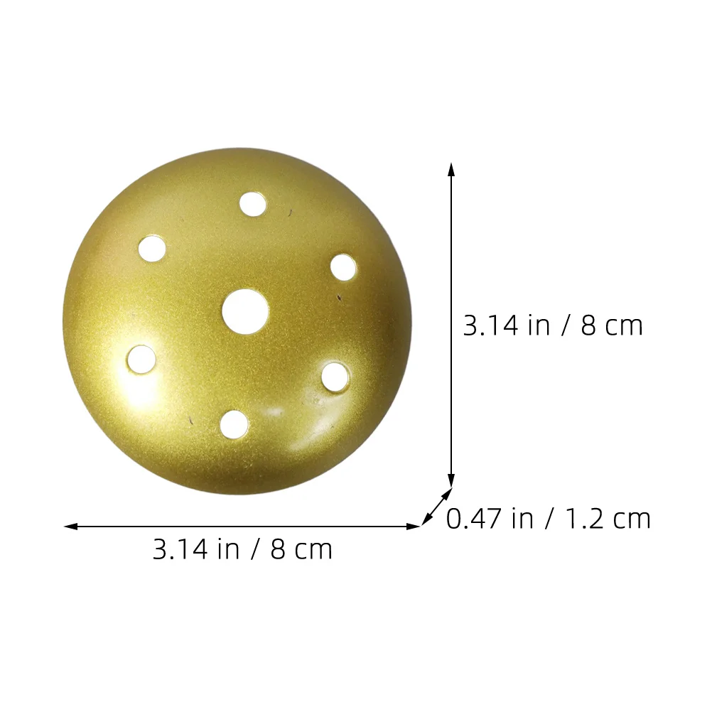 

10Pcs Round Chandelier Base Ceiling Lamp Plates Metal Light Fixture Part Easy to Install Disc for Modern Home Lighting Design