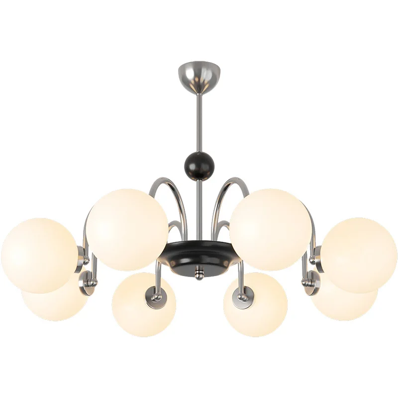 

Living room chandelier, medieval magic bean French modern, simple bedroom dining room main light, cream wind