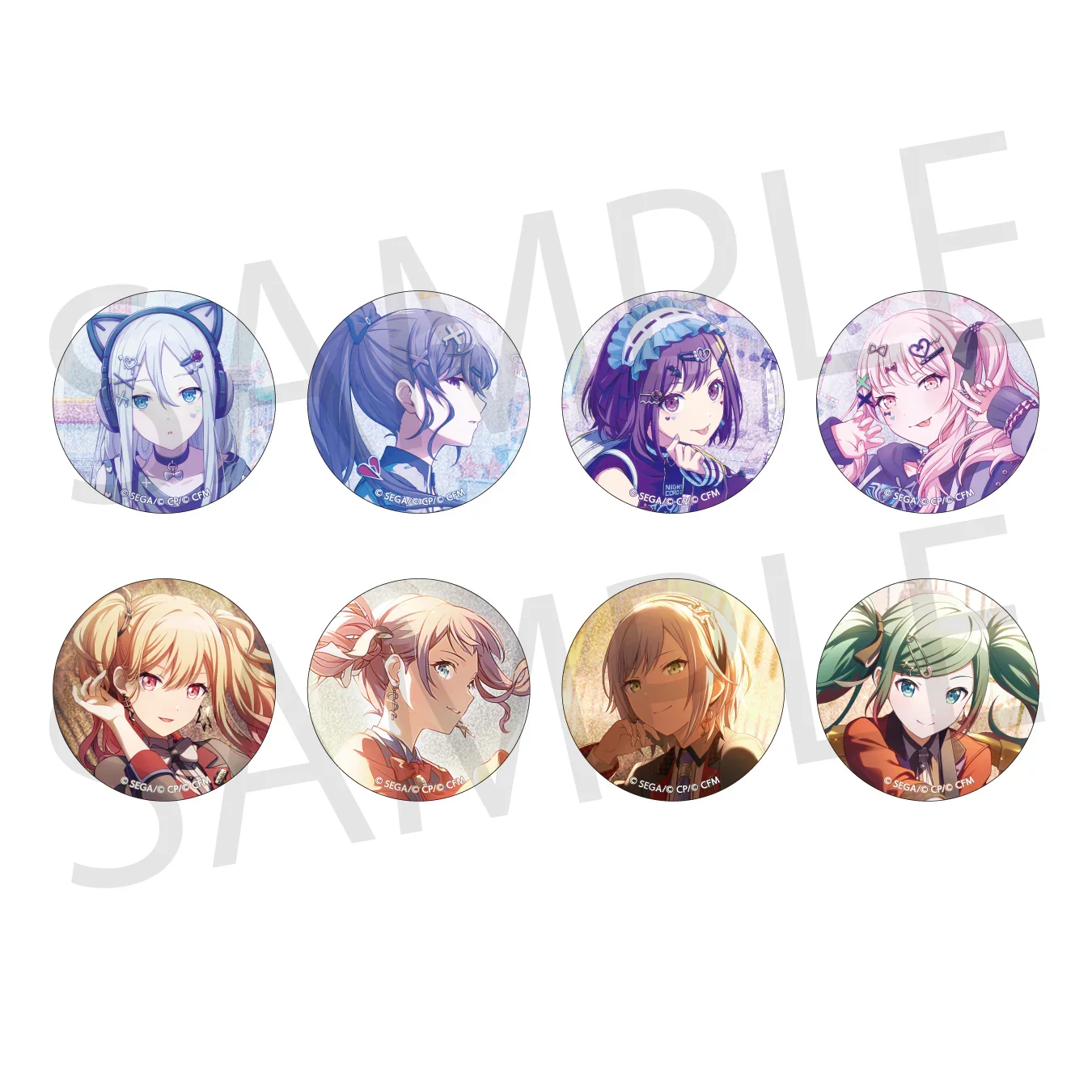 SEKAI PROJECT Game Vol.26 C 25 Nightcore 25N LEO/NEED Mizuki Mafuyu Ena Kanade Saki Honami Shiho Original Badge