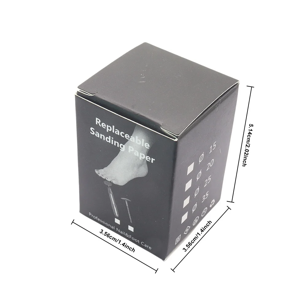 1Pcs Stainless Steel Hypoallergenic Foot Remover Drill Bit - Corrosion-Resistant Ergonomic Pedicure Sanding & Polishing Head wit