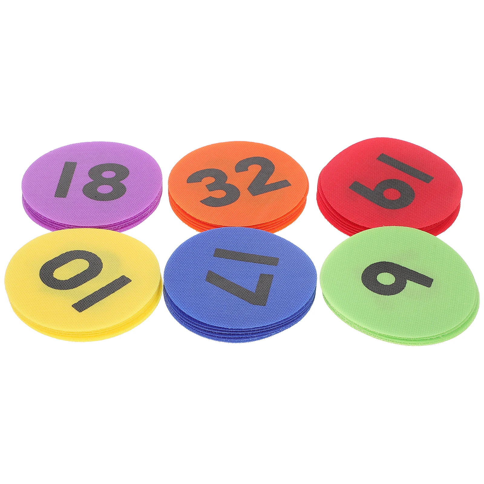 

Floor Tag Game Carpet Sticker Student Marker Exercise Colorful Round Hook Loop For Indoor Outdoor Activity
