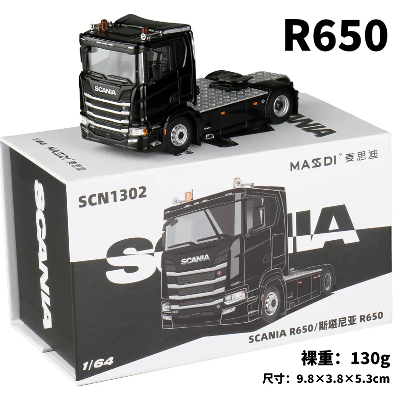 New Masdi 1:64 Scania R500 770s R650 Civilian Trailer Transport