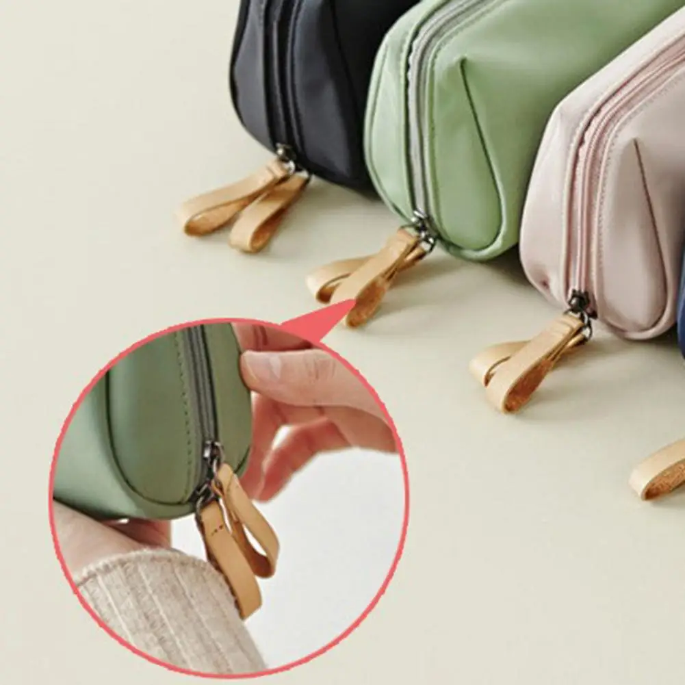 Cosmetic Storage Bag High-quality Cosmetic Bag Travel Makeup Bag with Double Zipper Closure Portable Cosmetic for Vacation