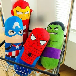 Marvel The Avengers Spiderman Iron Man Hulk Cartoon Creative Doll Pillow Personalized Anime Movie Character Holiday Gift Cushion