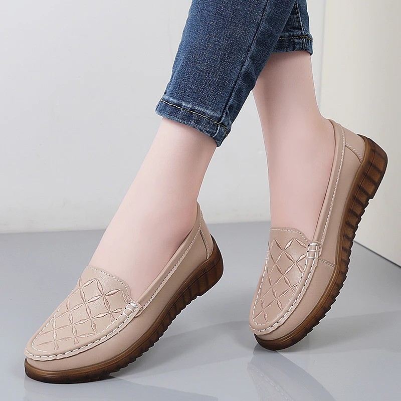 

New Fashion Women's Loafers Casual Sports Shoes Sneakers Large Size Soft Lightweight Comfort Walking Footwear