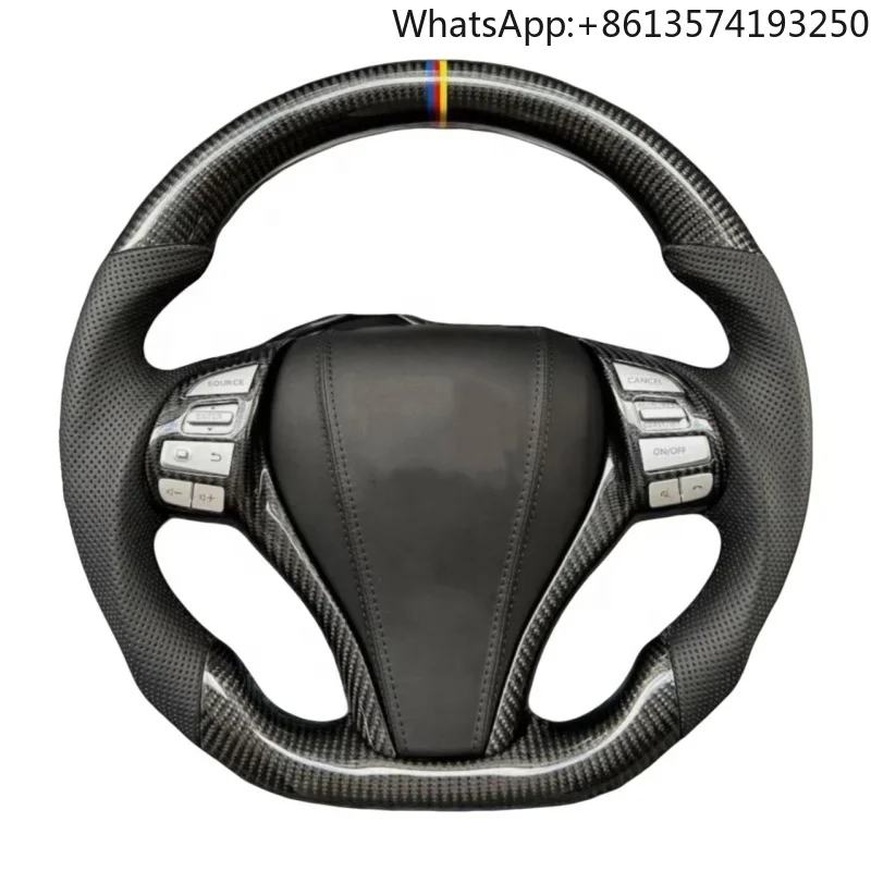 

Перфорированное кожаное рулевое колесо из углеродного волокна по индивидуальному заказу для пикапа Tru ck Na Va Ra Np 300 2023