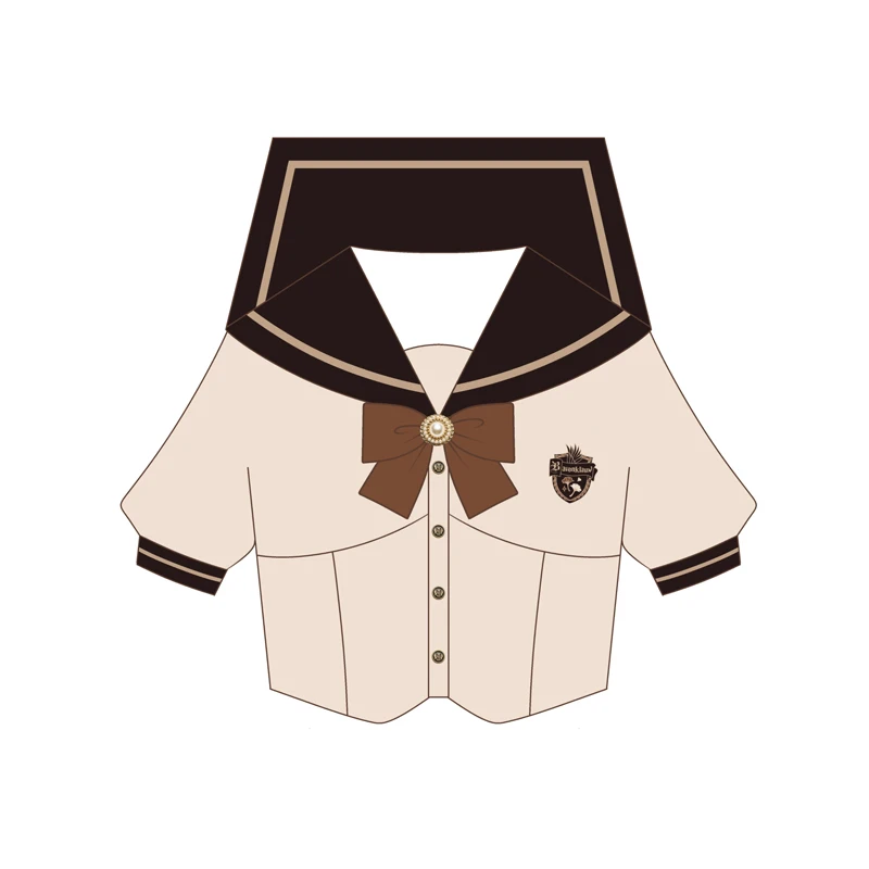 Uniforme scolastica da marinaio coreano Abito da marinaio universitario giapponese per feste Cos Sailor Fuku Uniformi Jk per ragazze a maniche corte